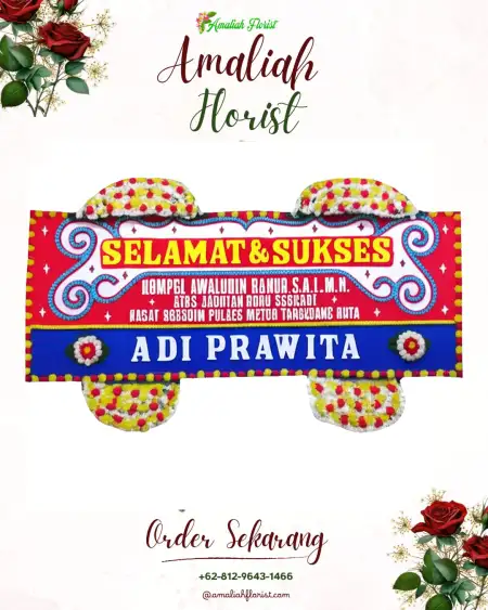 Papan Bunga Ucapan Selamat Sudu